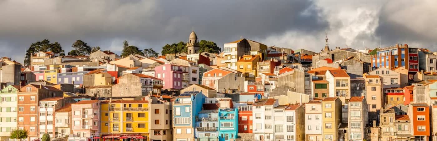 The coloured houses of A Guarda