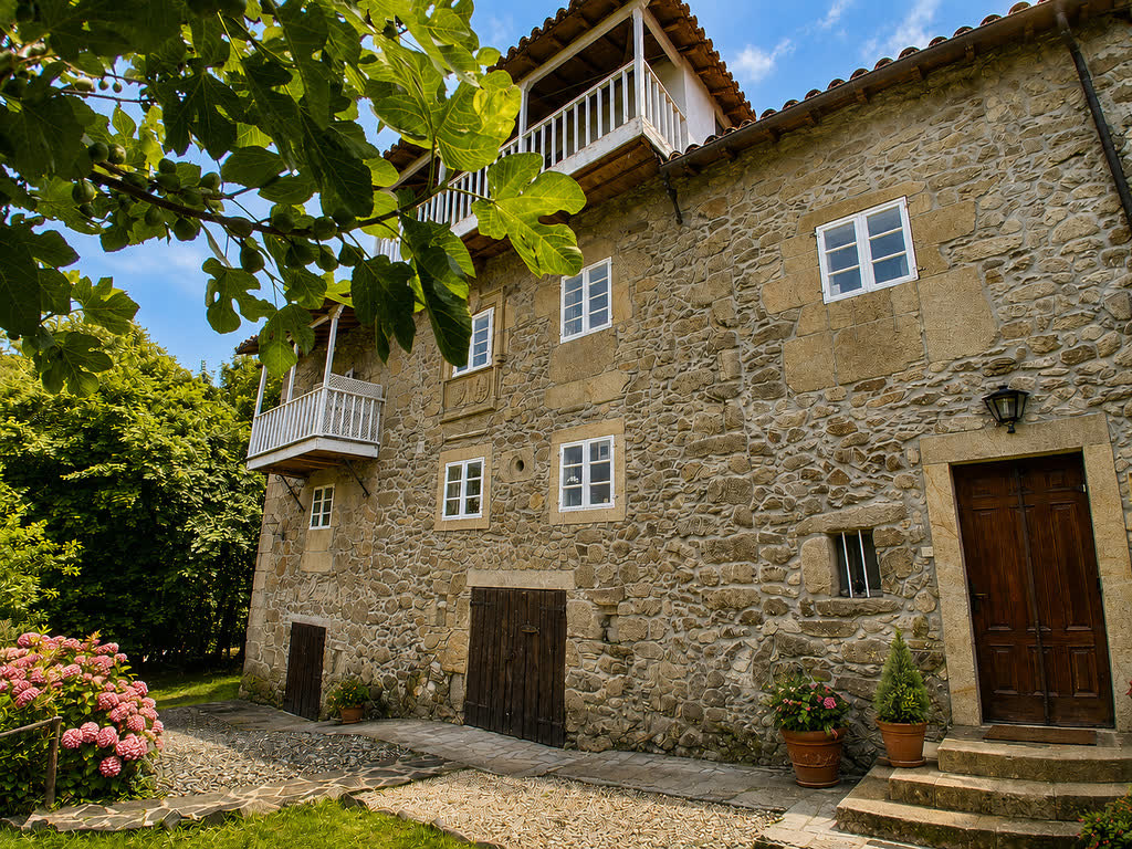 Una casa de piedra en la Ribeira Sacra